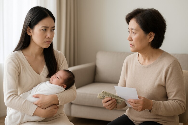 Mẹ chồng bắt đẻ đứa thứ 3, tôi chìa ra tờ giấy khiến cả nhà chồng chết lặng - 2