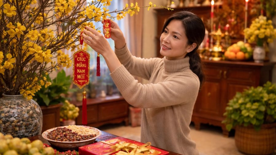 Nhiḕu áp ʟực ȃm thầm trên vai người phụ nữ vào tháng Chạp