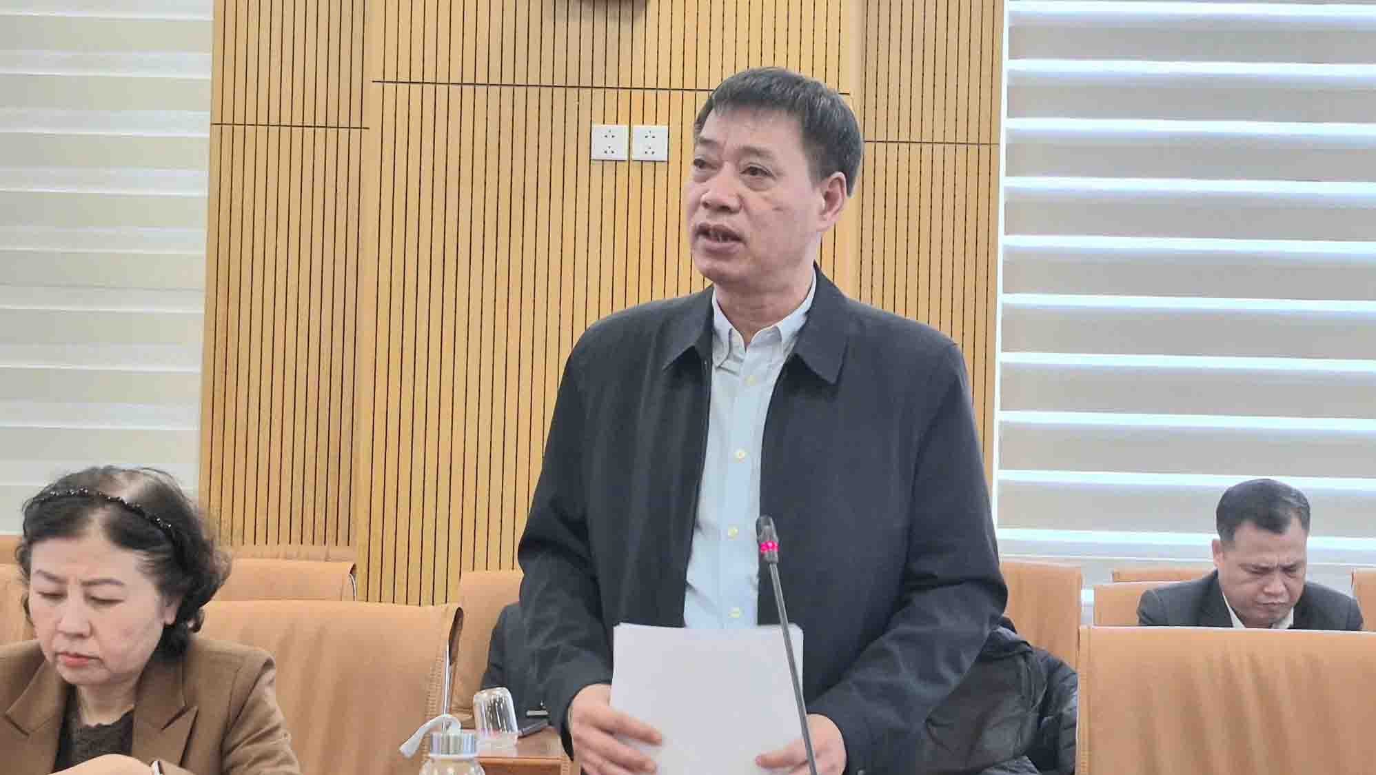 Ông Hoàng Đức Cường cho biết thiên tai năm 2025 diễn biến bất thường trên diện rộng. Ảnh: Nguyễn Hạnh. 