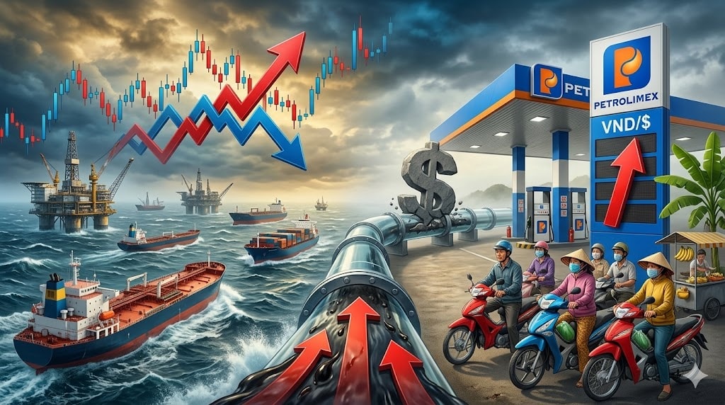 Giá xăng dầu sáng 15-3-2026 - Ảnh minh họa