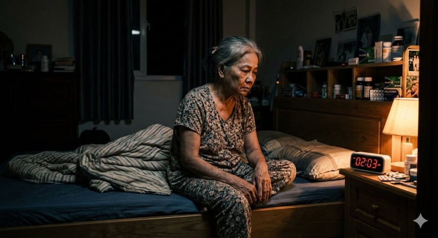 Thói quen ngủ sau 2 giờ sáng kéo dài có thể làm tăng nguy cơ đột quỵ và bệnh tim mạch ở người lớn tuổi.