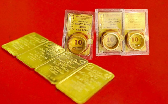 Vàng miếng SJC được niêm yết ở mức 159,4-162,4 triệu đồng/lượng