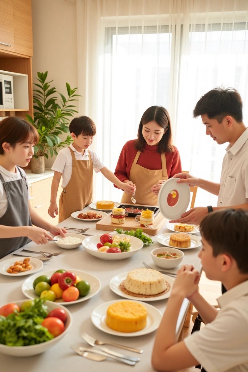 Con cháu yêu thương hiếu thuận thì vận khí gia đình tốt