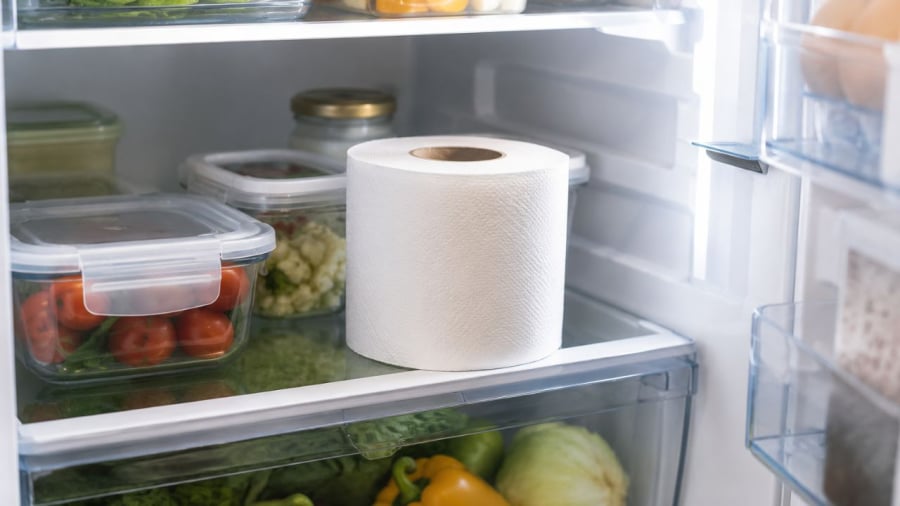 Đặt cuộn giấy trong tủ lạnh, nhận về nhiều điều bất ngờ