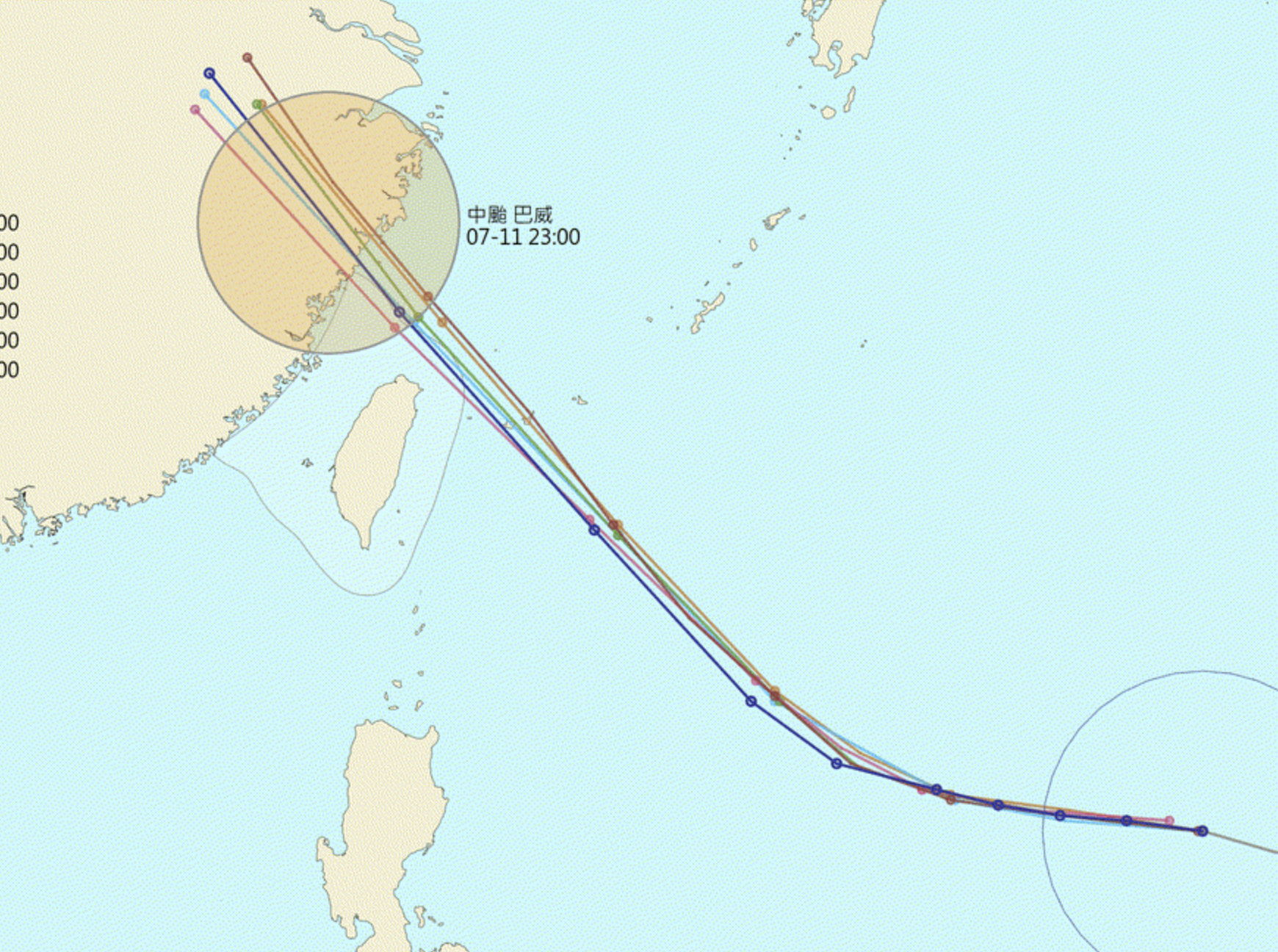 Siêu bão Ba Vì với sức gió 290 km/h khiến nhiều quốc gia châu Á báo động đỏ, chuyên gia Nhật Bản lo ngại tái diễn thảm họa năm 2003 - Ảnh 3.