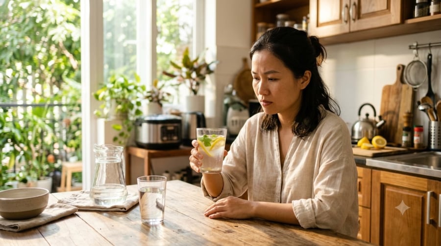 Không phải ai cũng phù hợp uống nước chanh ngay sau khi thức dậy, đặc biệt là khi bụng còn đói.