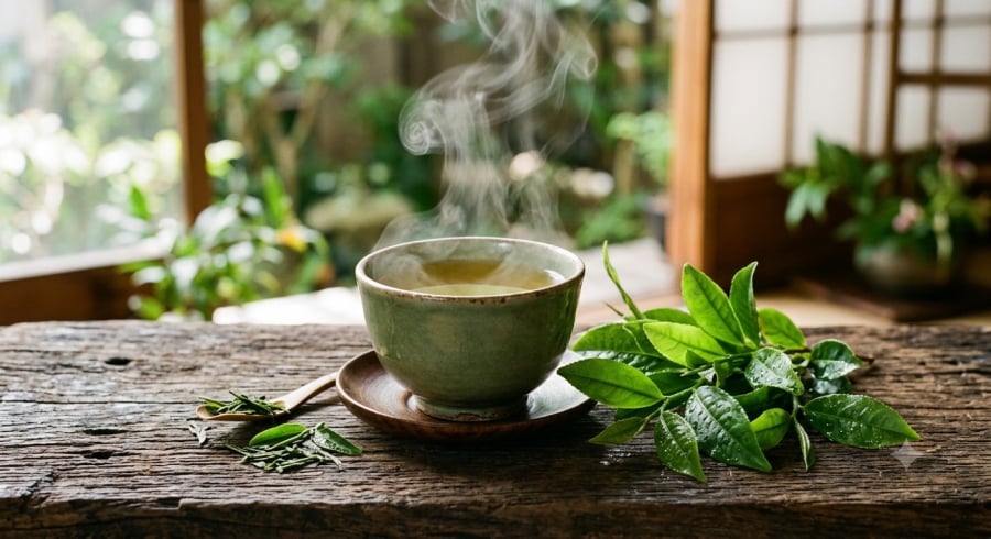 Trà xanh chứa nhiều hợp chất chống oxy hóa, đặc biệt là EGCG, được nghiên cứu về khả năng hỗ trợ bảo vệ sức khỏe gan.