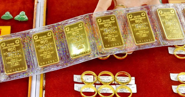 Giá vàng nhẫn trơn, vàng miếng chiều 20/8 tại SJC, DOJI, PNJ, Bảo Tín Minh Châu,...