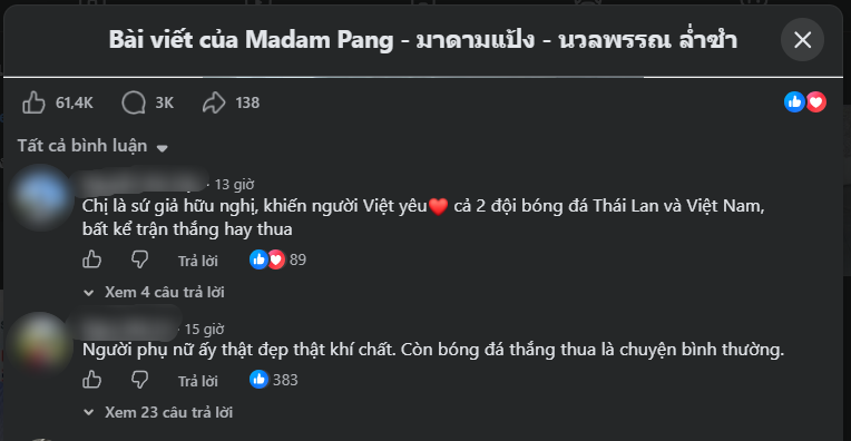 Madam Pang gây chú ý khi đăng bài mới, người hâm mộ Việt Nam tràn vào bình luận - áº¢nh 2.