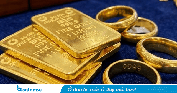 Giá vàng nhẫn trơn, vàng miếng sáng 20/8