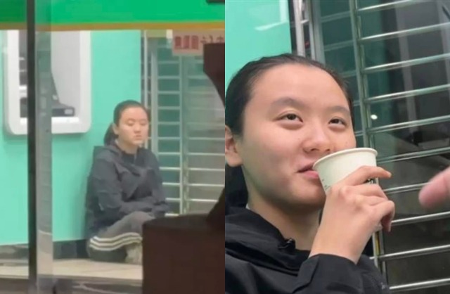 Không tiền tiêu, không nhà để về do bị cha mẹ từ mặt, Lâm Tĩnh Ân sống vất vưởng trên phố, đi ăn xin để sống qua ngày và hóa điên dại. Ảnh: ETtoday.
